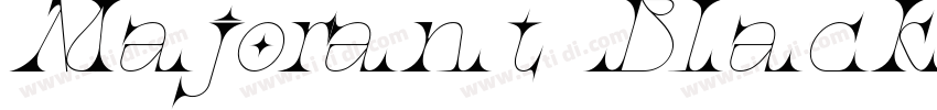Majorant Black Itali字体转换